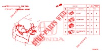 CONNECTEUR ELECTRIQUE (ARRIERE) pour Honda CIVIC DIESEL 1.6 EXECUTIVE 5 Portes 6 vitesses manuelles 2015