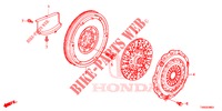 EMBRAYAGE (DIESEL) pour Honda CIVIC DIESEL 1.6 EXECUTIVE EURO 6 5 Portes 6 vitesses manuelles 2015