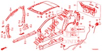 PANNEAUX EXTERIEURS/PANNEAU ARRIERE pour Honda CIVIC DIESEL 1.6 EXECUTIVE EURO 6 5 Portes 6 vitesses manuelles 2015