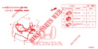 CONNECTEUR ELECTRIQUE (ARRIERE) pour Honda CIVIC DIESEL 1.6 EXECUTIVE 5 Portes 6 vitesses manuelles 2013