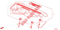 COUVERCLE DE MOTEUR (DIESEL) (1.6L) pour Honda CIVIC DIESEL 1.6 EXECUTIVE 5 Portes 6 vitesses manuelles 2013