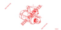 DEMARREUR (DENSO) (DIESEL) (1.6L) pour Honda CIVIC DIESEL 1.6 EXECUTIVE 5 Portes 6 vitesses manuelles 2013
