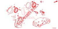 HAUT PARLEUR pour Honda CIVIC DIESEL 1.6 EXECUTIVE 5 Portes 6 vitesses manuelles 2013