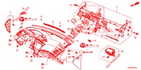 PANNEAU D'INSTRUMENT (LH) pour Honda CIVIC 1.8 EXECUTIVE 5 Portes 6 vitesses manuelles 2015