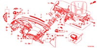 PANNEAU D'INSTRUMENT (LH) pour Honda CIVIC 1.8 EXECUTIVE 5 Portes 6 vitesses manuelles 2012