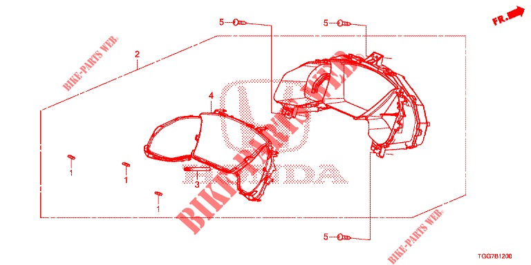 COMPTEUR pour Honda CIVIC  1.0 COMFORT 5 Portes 6 vitesses manuelles 2017