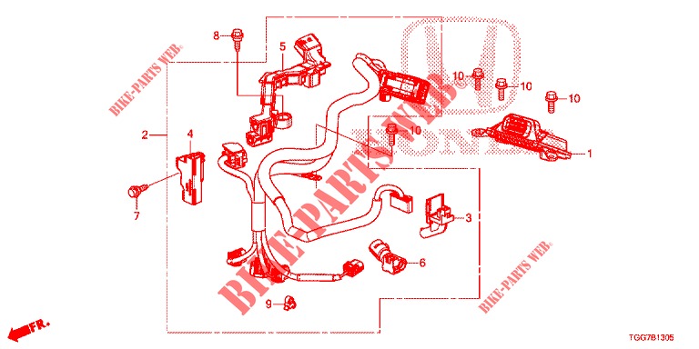 COMMANDE DE TRANSMISSION (1,0 L) pour Honda CIVIC 1.0 EXCLUSIVE NAVI 5 Portes full automatique 2017