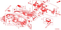 PANNEAU D'INSTRUMENT (LH) pour Honda CIVIC 1.0 MID 5 Portes 6 vitesses manuelles 2018