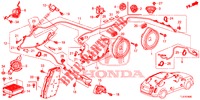 ANTENNE DE RADIO/HAUT PARLEUR (LH) pour Honda ACCORD TOURER 2.0 S 5 Portes 6 vitesses manuelles 2015