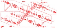 ARBRE PRIMAIRE AVANT/DEMI ARBRE (DIESEL) pour Honda ACCORD TOURER 2.0 S 5 Portes 6 vitesses manuelles 2015