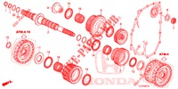 ARBRE SECONDAIRE pour Honda ACCORD TOURER 2.0 S 5 Portes 6 vitesses manuelles 2015