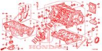 BLOC CYLINDRES/CARTER D'HUILE (2.0L) pour Honda ACCORD TOURER 2.0 S 5 Portes 6 vitesses manuelles 2015