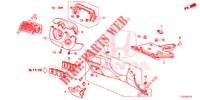 GARNITURE D'INSTRUMENT (COTE DE CONDUCTEUR) (LH) pour Honda ACCORD TOURER 2.0 S 5 Portes 6 vitesses manuelles 2015