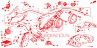 ANTENNE DE RADIO/HAUT PARLEUR (LH) pour Honda ACCORD TOURER 2.0 COMFORT 5 Portes 6 vitesses manuelles 2015
