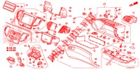 GARNITURE D'INSTRUMENT (COTE DE PASSAGER) (LH) pour Honda ACCORD TOURER 2.0 ELEGANCE 5 Portes 6 vitesses manuelles 2015