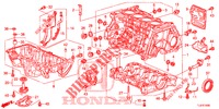 BLOC CYLINDRES/CARTER D'HUILE (2.0L) pour Honda ACCORD TOURER 2.0 ELEGANCE PACK 5 Portes 6 vitesses manuelles 2015