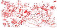GARNITURE D'INSTRUMENT (COTE DE PASSAGER) (LH) pour Honda ACCORD TOURER 2.0 ELEGANCE PACK 5 Portes 6 vitesses manuelles 2015