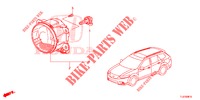 PHARE ANTIBROUILLARD pour Honda ACCORD TOURER 2.0 ELEGANCE PACK 5 Portes 6 vitesses manuelles 2015
