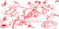 ANTENNE DE RADIO/HAUT PARLEUR (LH) pour Honda ACCORD TOURER 2.0 EXECUTIVE 5 Portes 5 vitesses automatique 2015