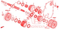 ARBRE SECONDAIRE pour Honda ACCORD TOURER 2.0 EXECUTIVE 5 Portes 5 vitesses automatique 2015