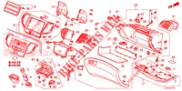 GARNITURE D'INSTRUMENT (COTE DE PASSAGER) (LH) pour Honda ACCORD TOURER 2.0 S 5 Portes 5 vitesses automatique 2015