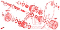 ARBRE SECONDAIRE pour Honda ACCORD TOURER 2.0 ELEGANCE 5 Portes 5 vitesses automatique 2015