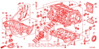 BLOC CYLINDRES/CARTER D'HUILE (2.0L) pour Honda ACCORD TOURER 2.0 ELEGANCE 5 Portes 5 vitesses automatique 2015
