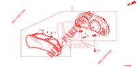 COMPTEUR pour Honda ACCORD TOURER 2.0 ELEGANCE 5 Portes 5 vitesses automatique 2015