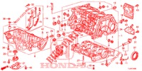 BLOC CYLINDRES/CARTER D'HUILE (2.0L) pour Honda ACCORD TOURER 2.4 EXECUTIVE 5 Portes 6 vitesses manuelles 2015