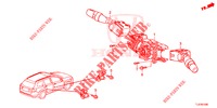 COMMUTATEUR COMBINE pour Honda ACCORD TOURER 2.4 EXECUTIVE 5 Portes 6 vitesses manuelles 2015