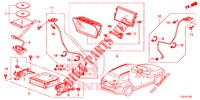 SYSTEME DE NAVIGATION pour Honda ACCORD TOURER 2.4 EXECUTIVE 5 Portes 6 vitesses manuelles 2015