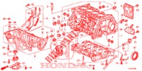 BLOC CYLINDRES/CARTER D'HUILE (2.0L) pour Honda ACCORD TOURER 2.4 S 5 Portes 6 vitesses manuelles 2015