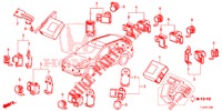 CAPTEUR DE STATIONNEMENT pour Honda ACCORD TOURER 2.4 EXECUTIVE 5 Portes 5 vitesses automatique 2015