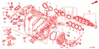 COLLECTEUR D'ADMISSION (2.0L) pour Honda ACCORD TOURER 2.4 EXECUTIVE 5 Portes 5 vitesses automatique 2015