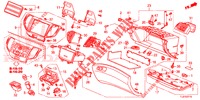 GARNITURE D'INSTRUMENT (COTE DE PASSAGER) (LH) pour Honda ACCORD TOURER 2.4 EXECUTIVE 5 Portes 5 vitesses automatique 2015