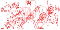 SERRURES DE PORTE AVANT/POIGNEE EXTERNE pour Honda ACCORD TOURER 2.4 EXECUTIVE 5 Portes 5 vitesses automatique 2015