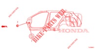 ANNEAU (LATERAL) pour Honda ACCORD TOURER 2.4 S 5 Portes 5 vitesses automatique 2015