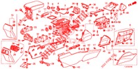 CONSOLE (LH) pour Honda ACCORD TOURER 2.4 S 5 Portes 5 vitesses automatique 2015