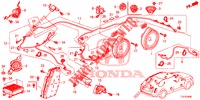ANTENNE DE RADIO/HAUT PARLEUR (LH) pour Honda ACCORD TOURER DIESEL 2.2 COMFORT 5 Portes 6 vitesses manuelles 2015