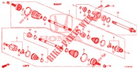 ARBRE PRIMAIRE AVANT/DEMI ARBRE (DIESEL) pour Honda ACCORD TOURER DIESEL 2.2 COMFORT 5 Portes 6 vitesses manuelles 2015
