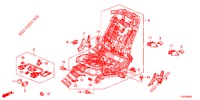 COMP. DE SIEGE AV. (D.) (SIEGE REGLAGE MANUEL) pour Honda ACCORD TOURER DIESEL 2.2 COMFORT 5 Portes 6 vitesses manuelles 2015
