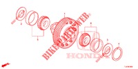 DIFFERENTIEL (DIESEL) pour Honda ACCORD TOURER DIESEL 2.2 COMFORT 5 Portes 6 vitesses manuelles 2015