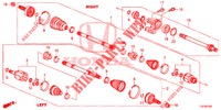 ARBRE PRIMAIRE AVANT/DEMI ARBRE (DIESEL) pour Honda ACCORD TOURER DIESEL 2.2 ELEGANCE 5 Portes 6 vitesses manuelles 2015