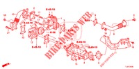 SOUPAPE DE EGR (DIESEL) pour Honda ACCORD TOURER DIESEL 2.2 ELEGANCE 5 Portes 6 vitesses manuelles 2015