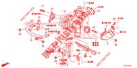 TURBOCOMPRESSEUR (DIESEL) pour Honda ACCORD TOURER DIESEL 2.2 ELEGANCE 5 Portes 6 vitesses manuelles 2015