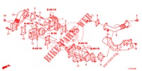 SOUPAPE DE EGR (DIESEL) pour Honda ACCORD TOURER DIESEL 2.2 ELEGANCE PACK 5 Portes 6 vitesses manuelles 2015