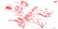 GARNITURE D'INSTRUMENT (COTE DE CONDUCTEUR) (LH) pour Honda ACCORD TOURER DIESEL 2.2 ELEGANCE PACK 5 Portes 5 vitesses automatique 2015