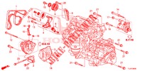 SUPPORT D'ALTERNATEUR/TENDEUR (2.0L) pour Honda ACCORD TOURER DIESEL 2.2 ELEGANCE PACK 5 Portes 5 vitesses automatique 2015