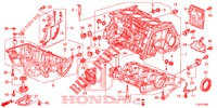 BLOC CYLINDRES/CARTER D'HUILE (2.0L) pour Honda ACCORD TOURER 2.0 COMFORT 5 Portes 6 vitesses manuelles 2014