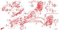 SERRURES PORTES ARRIERE/POIGNEE EXTERNE pour Honda ACCORD TOURER 2.0 COMFORT 5 Portes 6 vitesses manuelles 2014